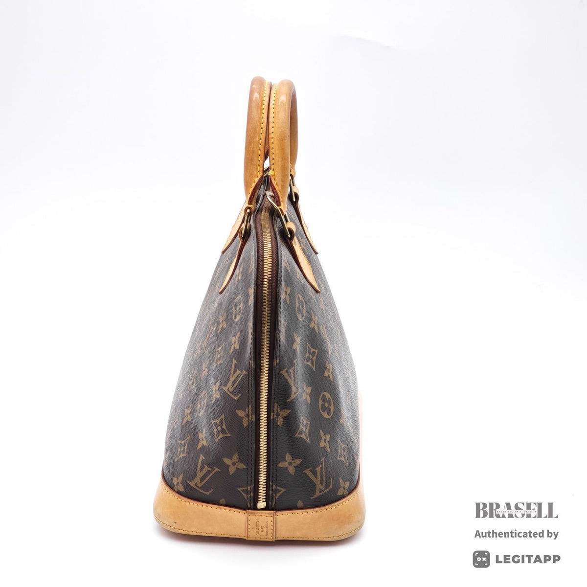 LOUIS VUITTON Alma PM M51130 Hand Bag Monogram Canvas Brown 【ImportFeeFREE】