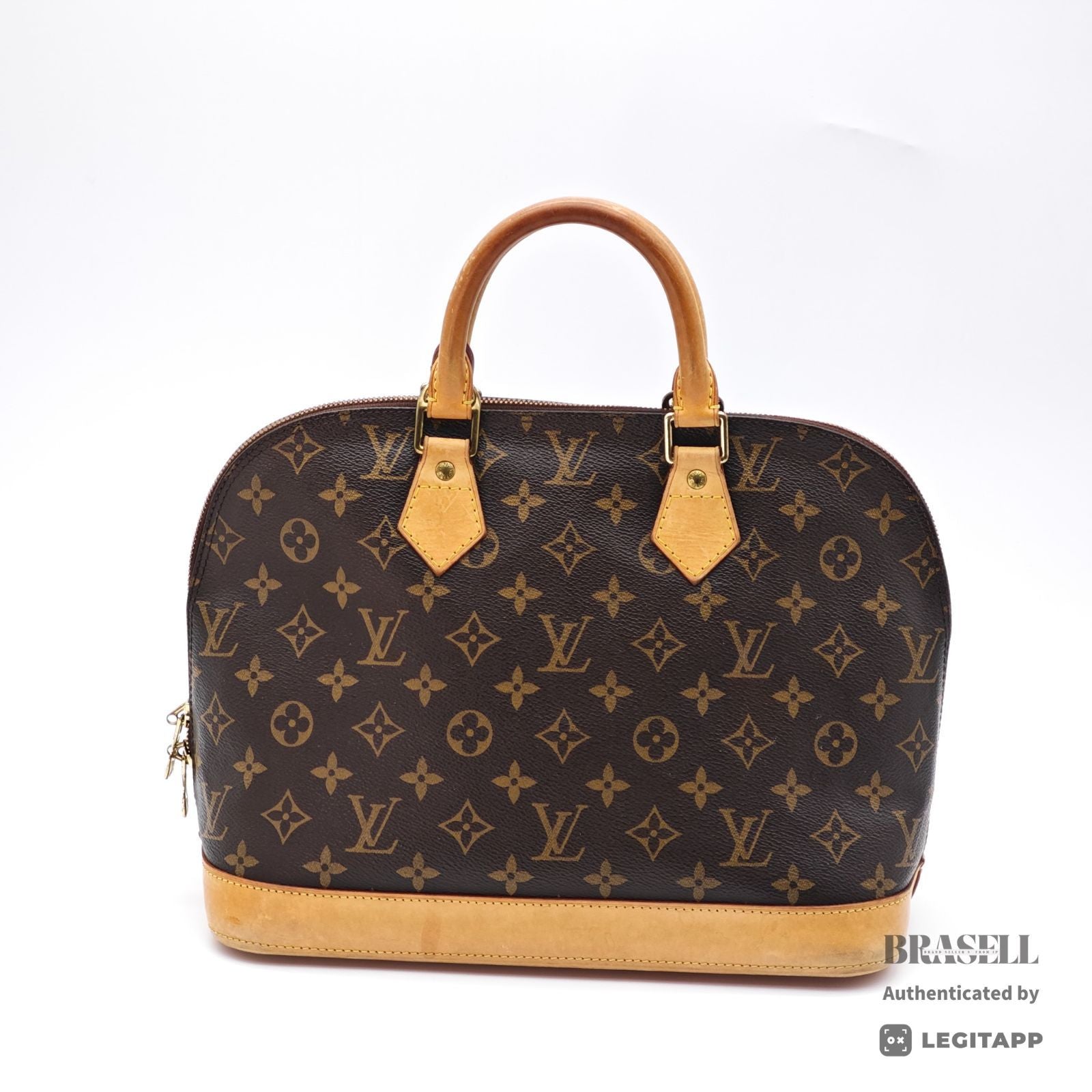 LOUIS VUITTON Alma PM M51130 Hand Bag Monogram Canvas Brown 【ImportFeeFREE】