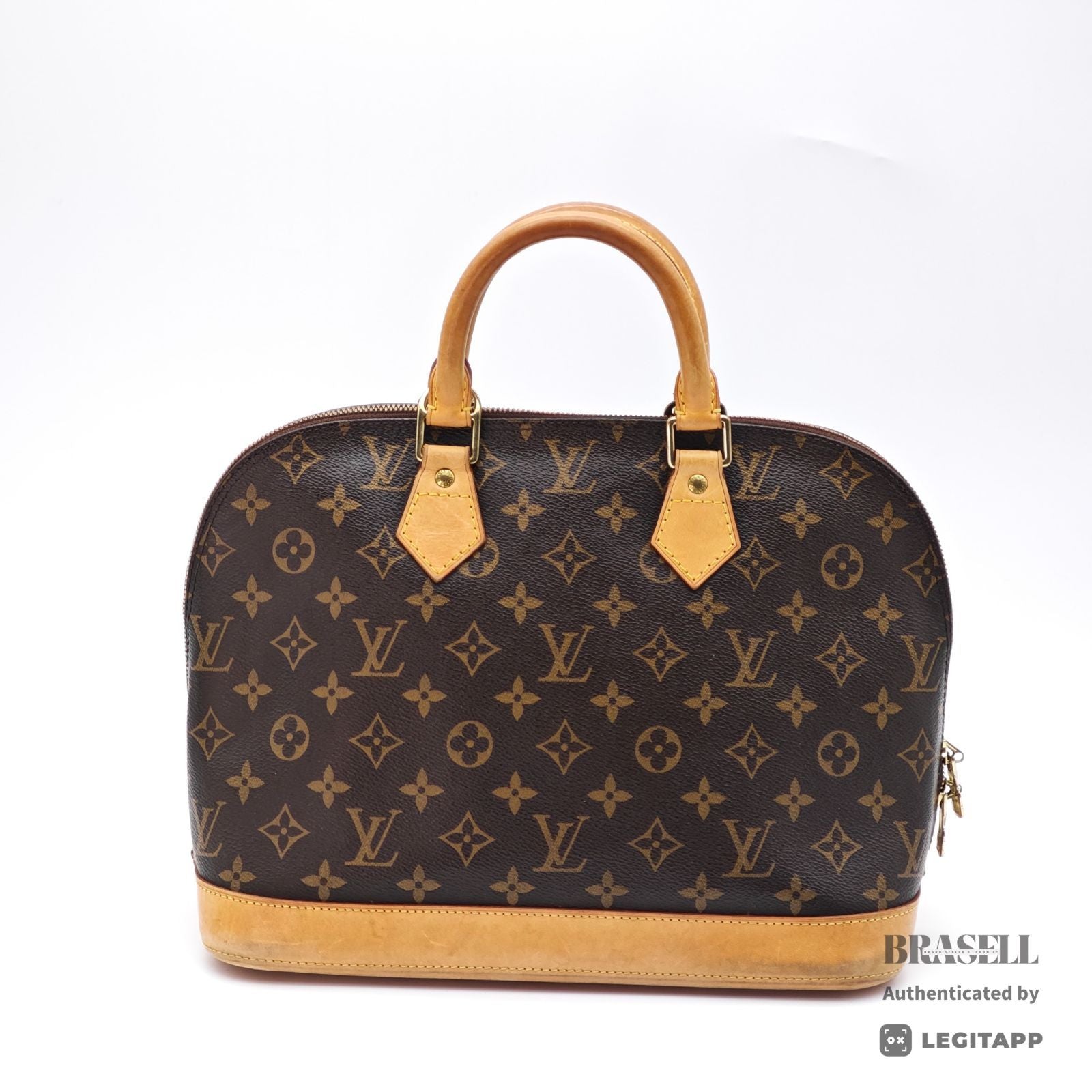 LOUIS VUITTON Alma PM M51130 Hand Bag Monogram Canvas Brown 【ImportFeeFREE】