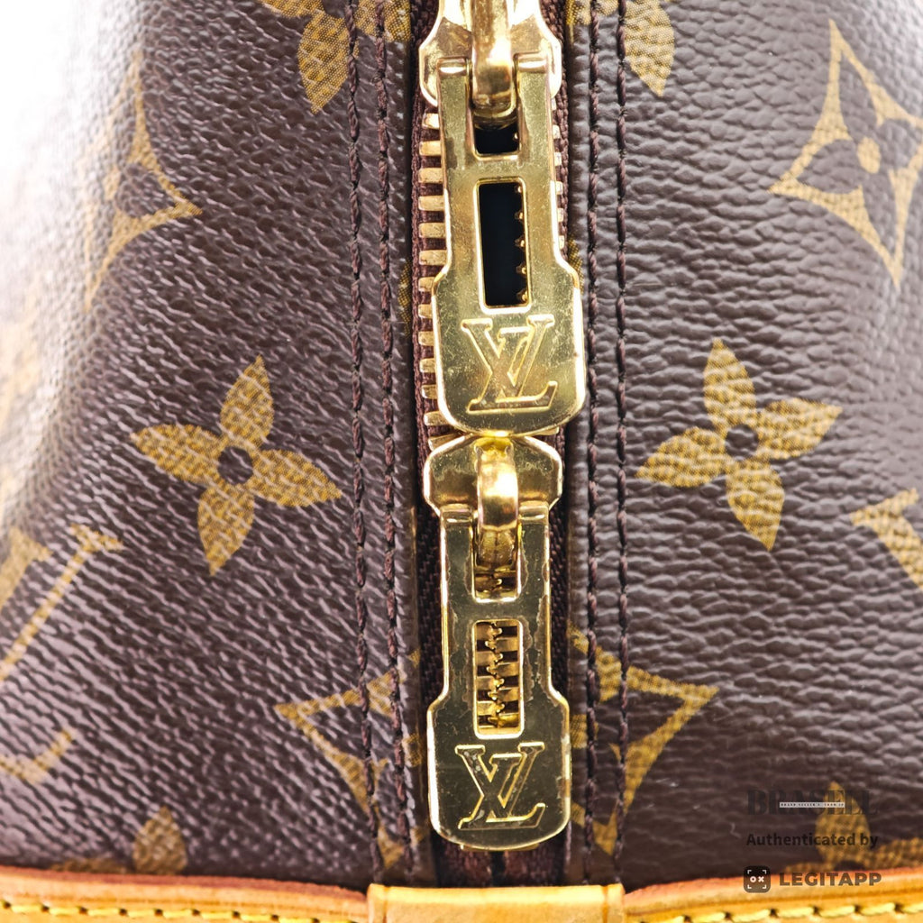LOUIS VUITTON Alma PM M51130 Hand Bag Monogram Canvas Brown 【ImportFeeFREE】