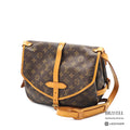 LOUIS VUITTON Saumur 30 M42256 Shoulder Bag Flap Monogram Brown【ImportFeeFREE】