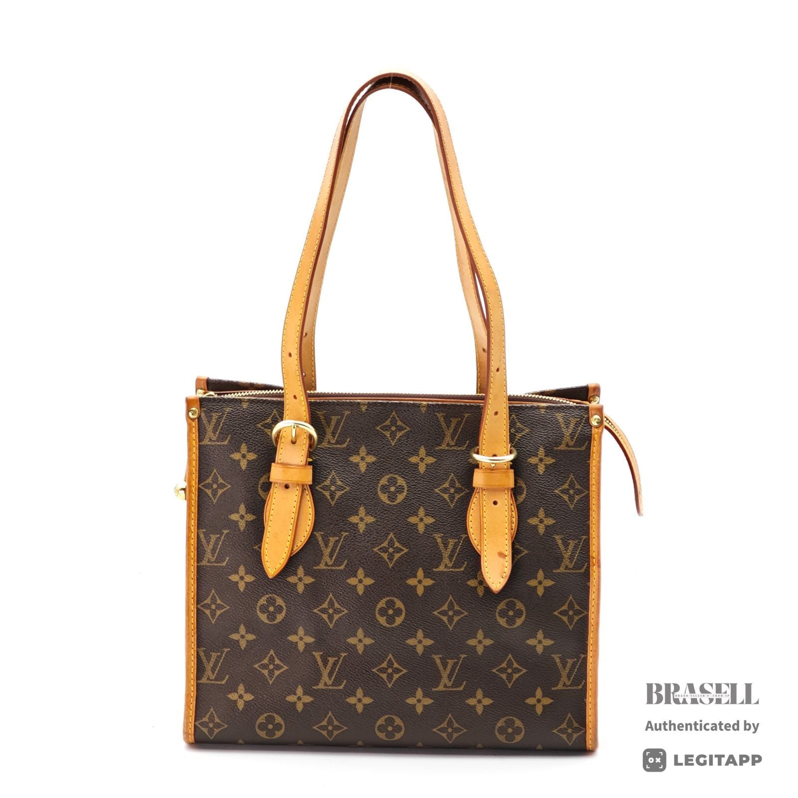 LOUIS VUITTON Popincourt Haut Au M40007 Tote Monogram Canvas【ImportFeeFREE】