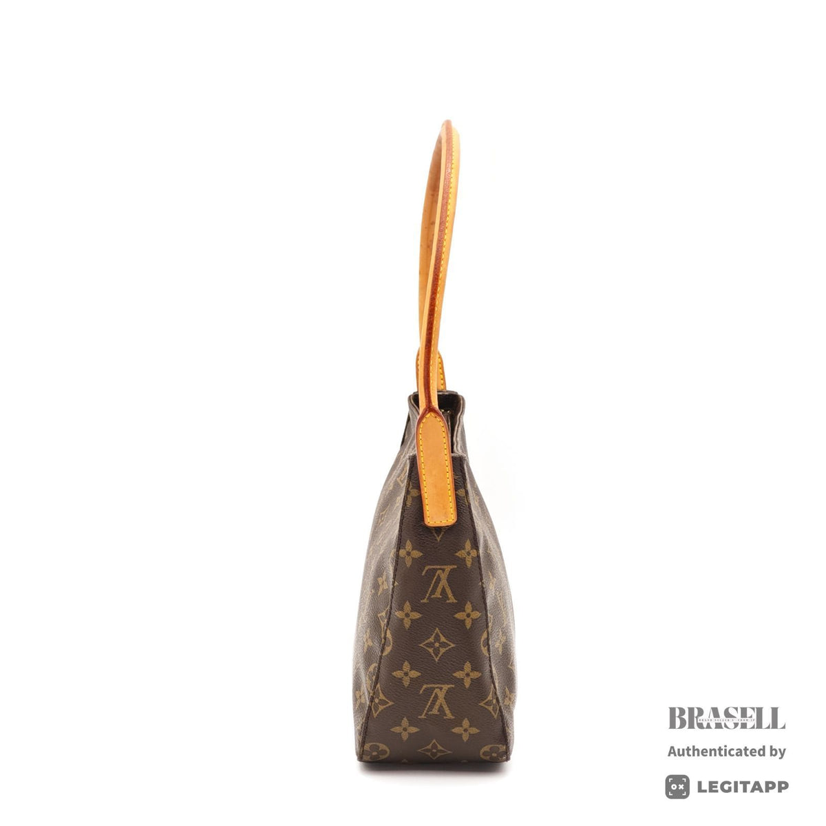 LOUIS VUITTON Looping MM M51146 Hand Bag Monogram Canvas Brown 【ImportFeeFREE】