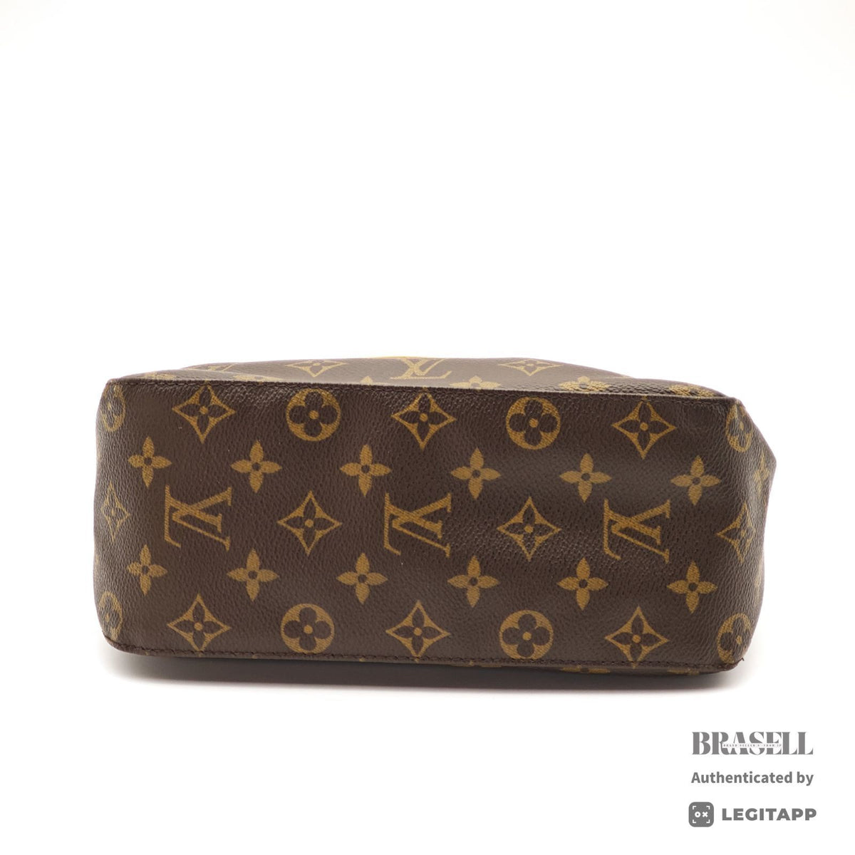 LOUIS VUITTON Looping MM M51146 Hand Bag Monogram Canvas Brown 【ImportFeeFREE】