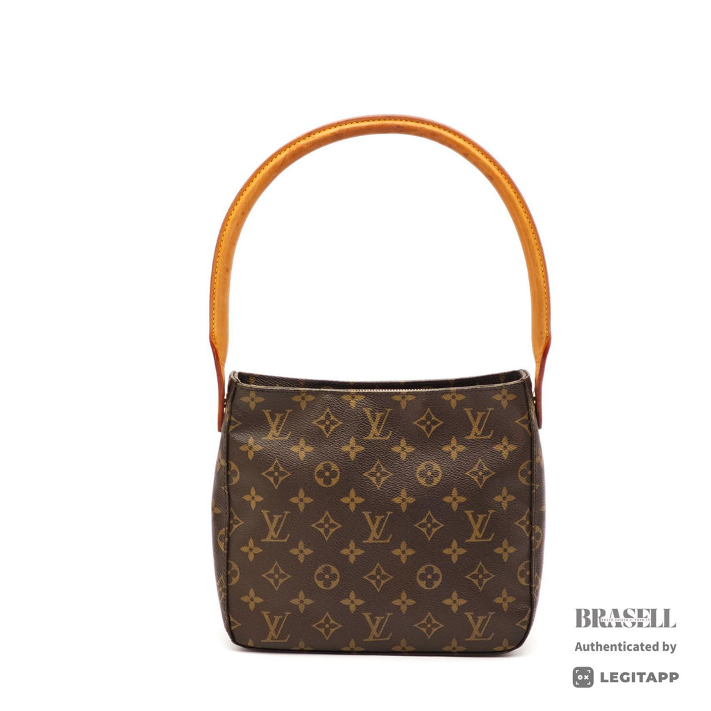 LOUIS VUITTON Looping MM M51146 Hand Bag Monogram Canvas Brown 【ImportFeeFREE】