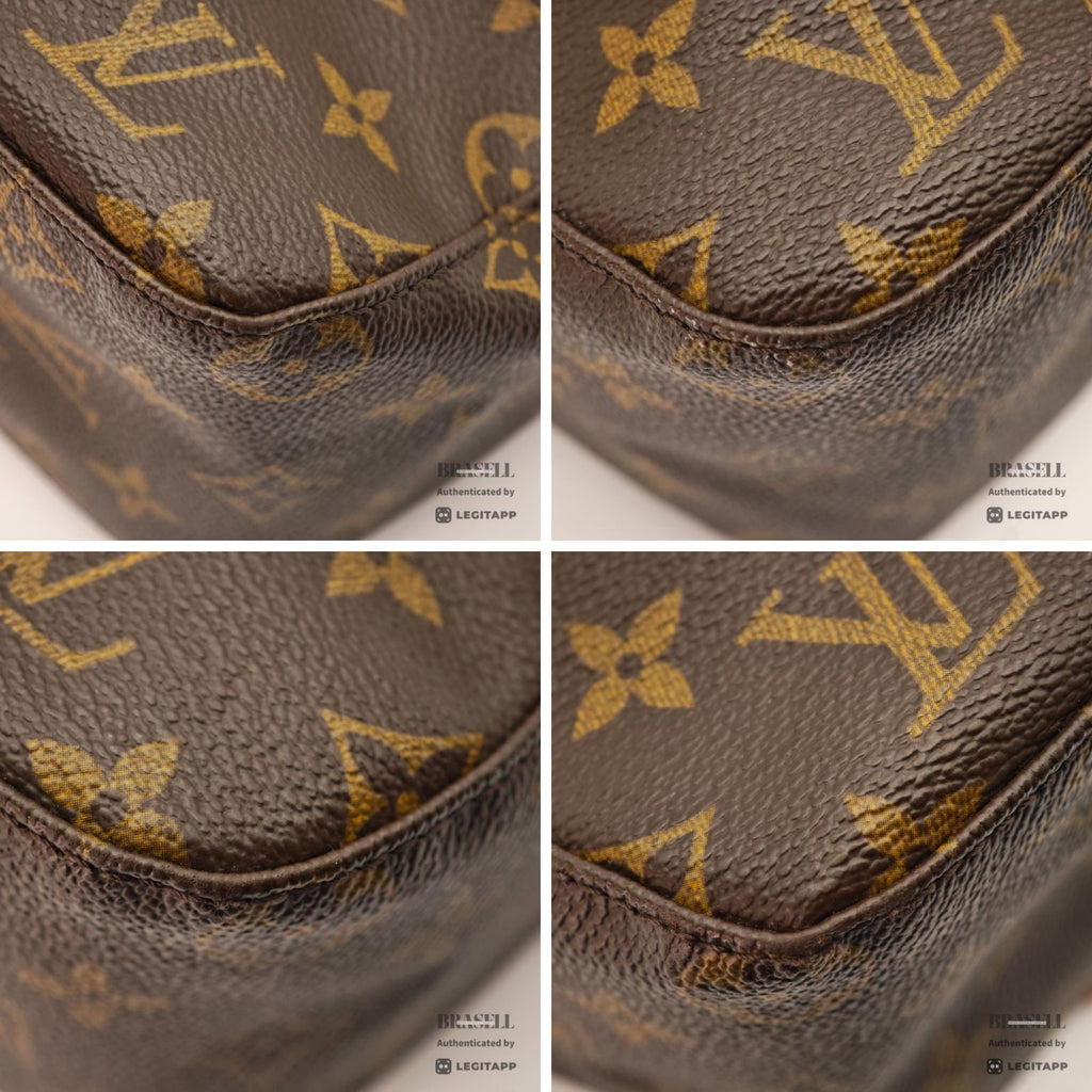 LOUIS VUITTON Looping MM M51146 Hand Bag Monogram Canvas Brown 【ImportFeeFREE】