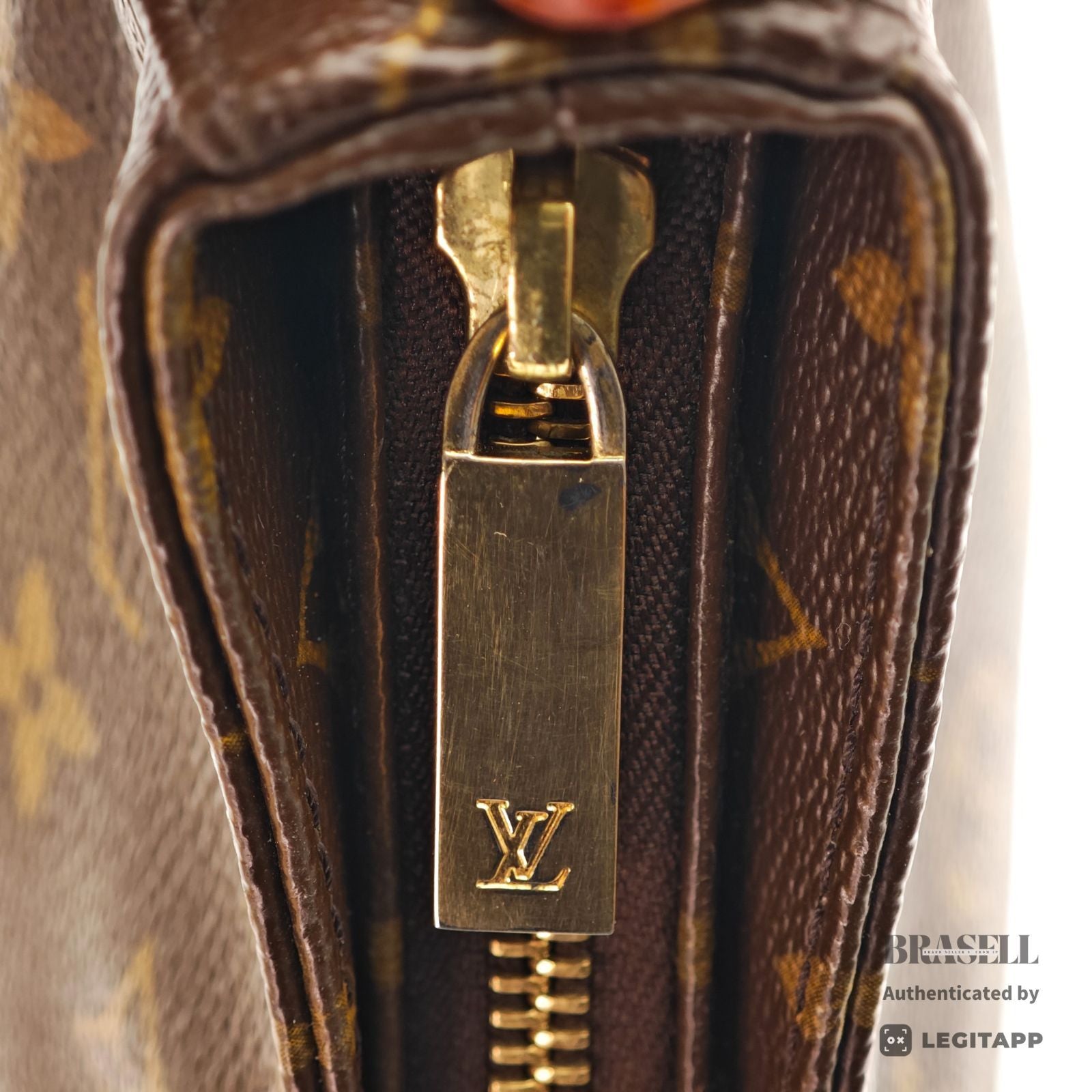LOUIS VUITTON Looping MM M51146 Hand Bag Monogram Canvas Brown 【ImportFeeFREE】