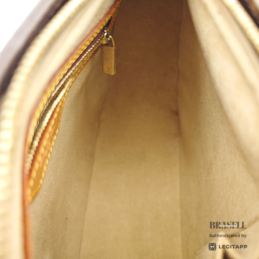 LOUIS VUITTON Looping MM M51146 Hand Bag Monogram Canvas Brown 【ImportFeeFREE】