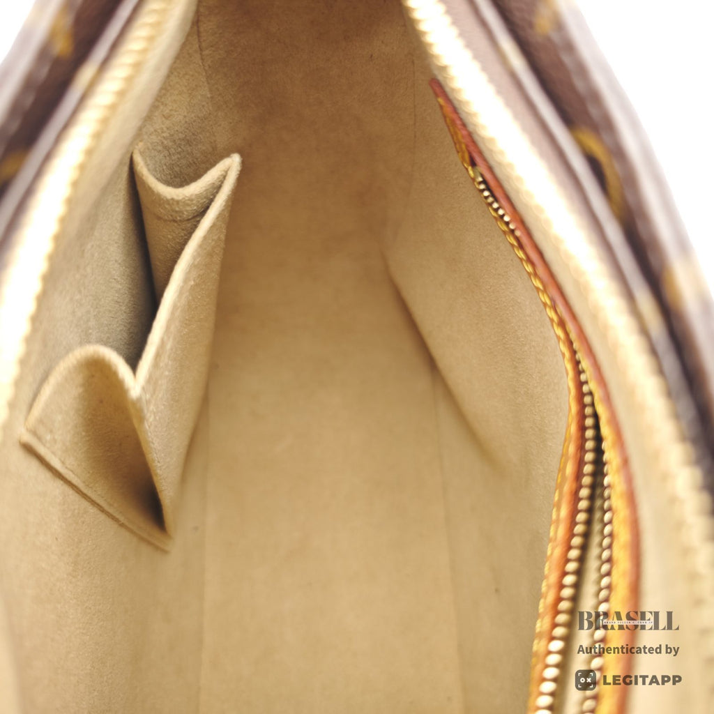 LOUIS VUITTON Looping MM M51146 Hand Bag Monogram Canvas Brown 【ImportFeeFREE】