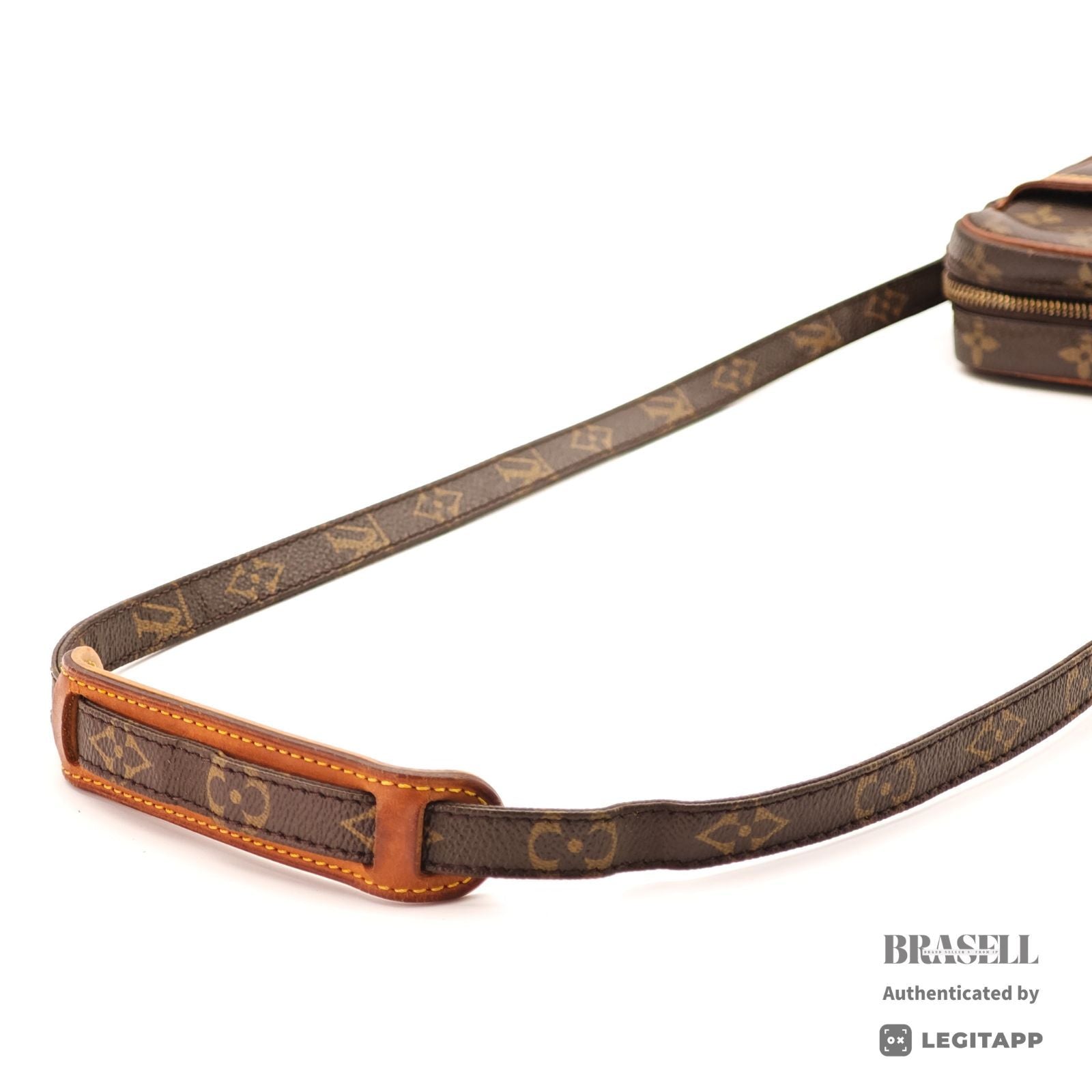 LOUIS VUITTON Danube M45266 Shoulder Bag Monogram Canvas Brown 【ImportFeeFREE】