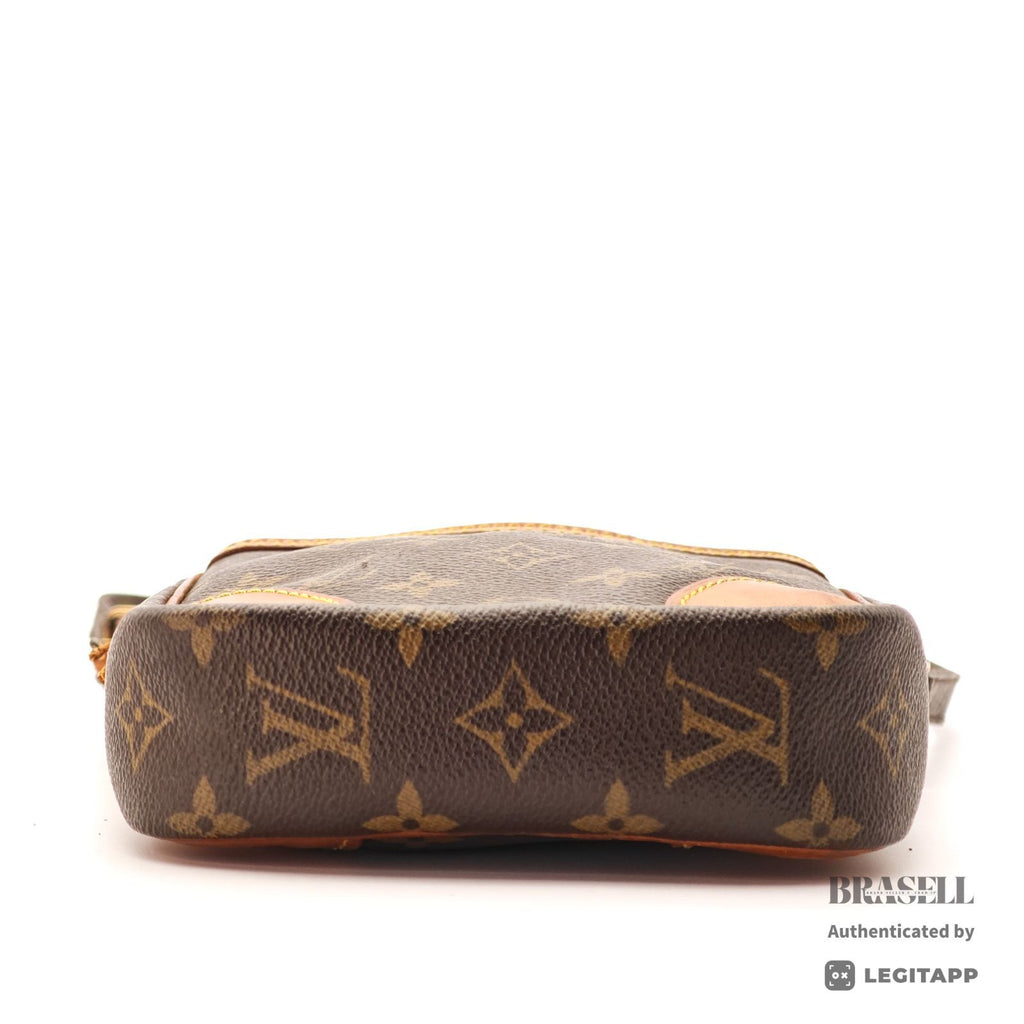LOUIS VUITTON Danube M45266 Shoulder Bag Monogram Canvas Brown 【ImportFeeFREE】
