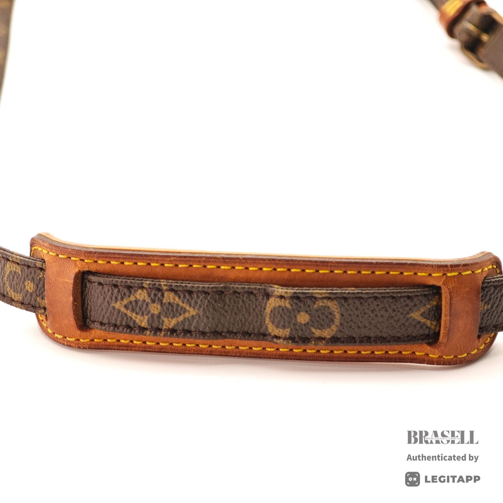 LOUIS VUITTON Danube M45266 Shoulder Bag Monogram Canvas Brown 【ImportFeeFREE】