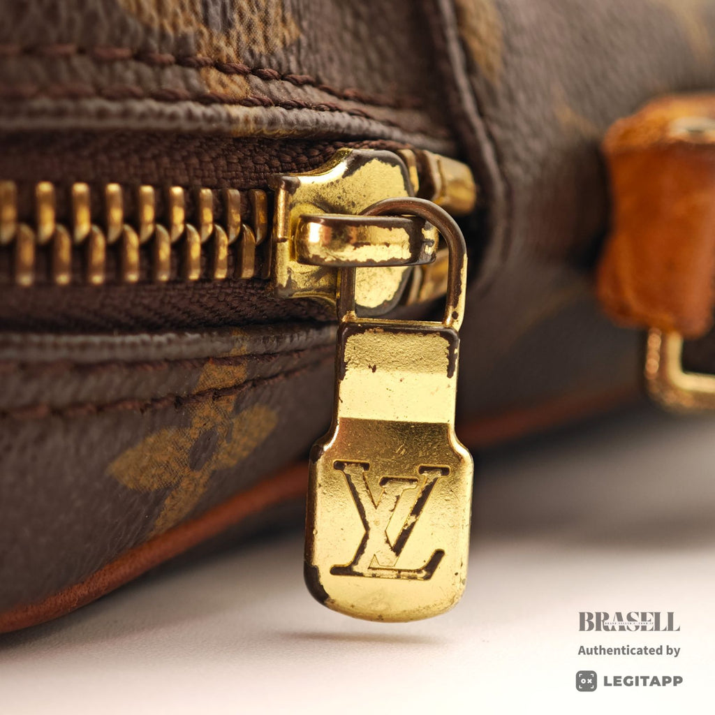LOUIS VUITTON Danube M45266 Shoulder Bag Monogram Canvas Brown 【ImportFeeFREE】