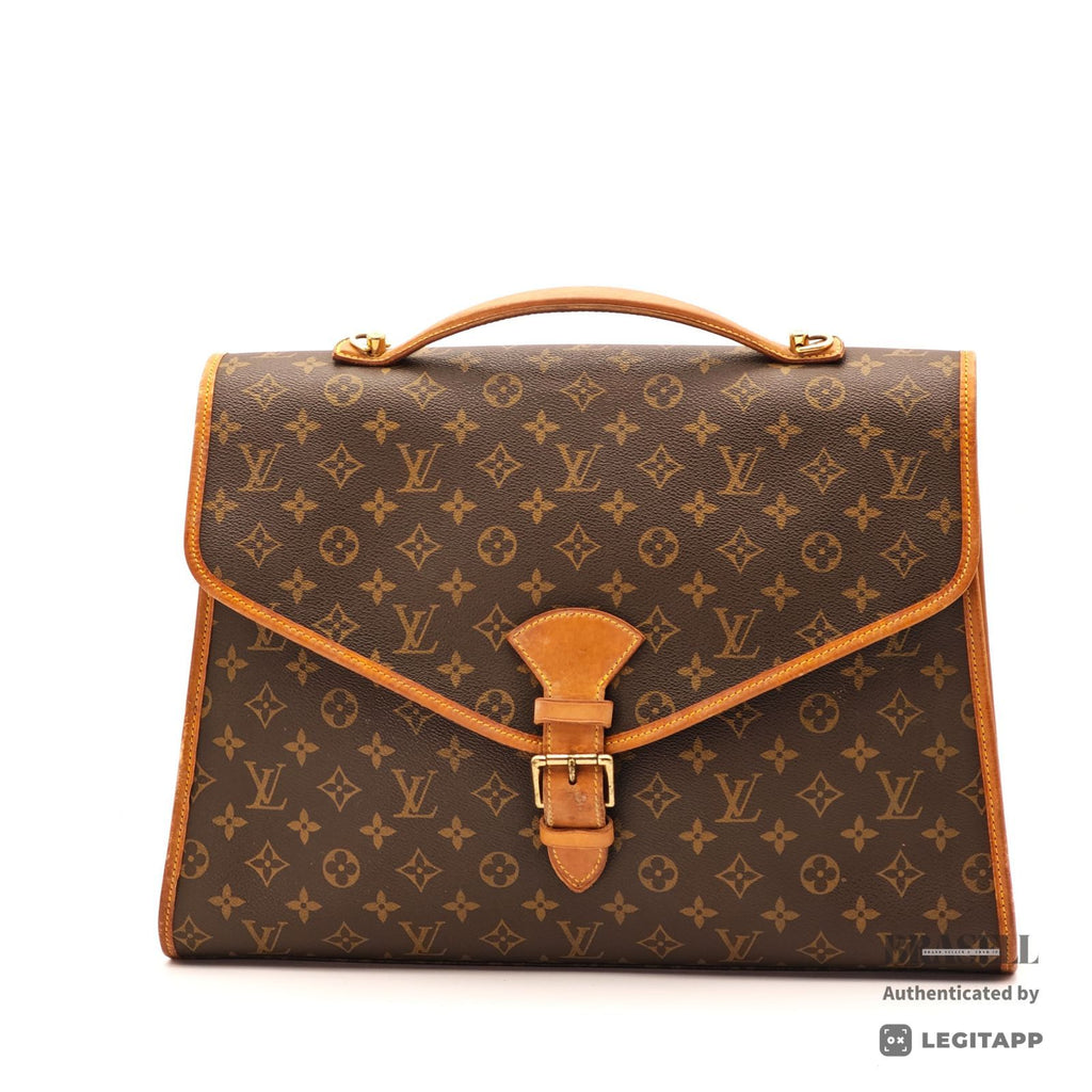 LOUIS VUITTON Monogram Beverly M51121 Handbag Brown Unisex【ImportFeeFREE】