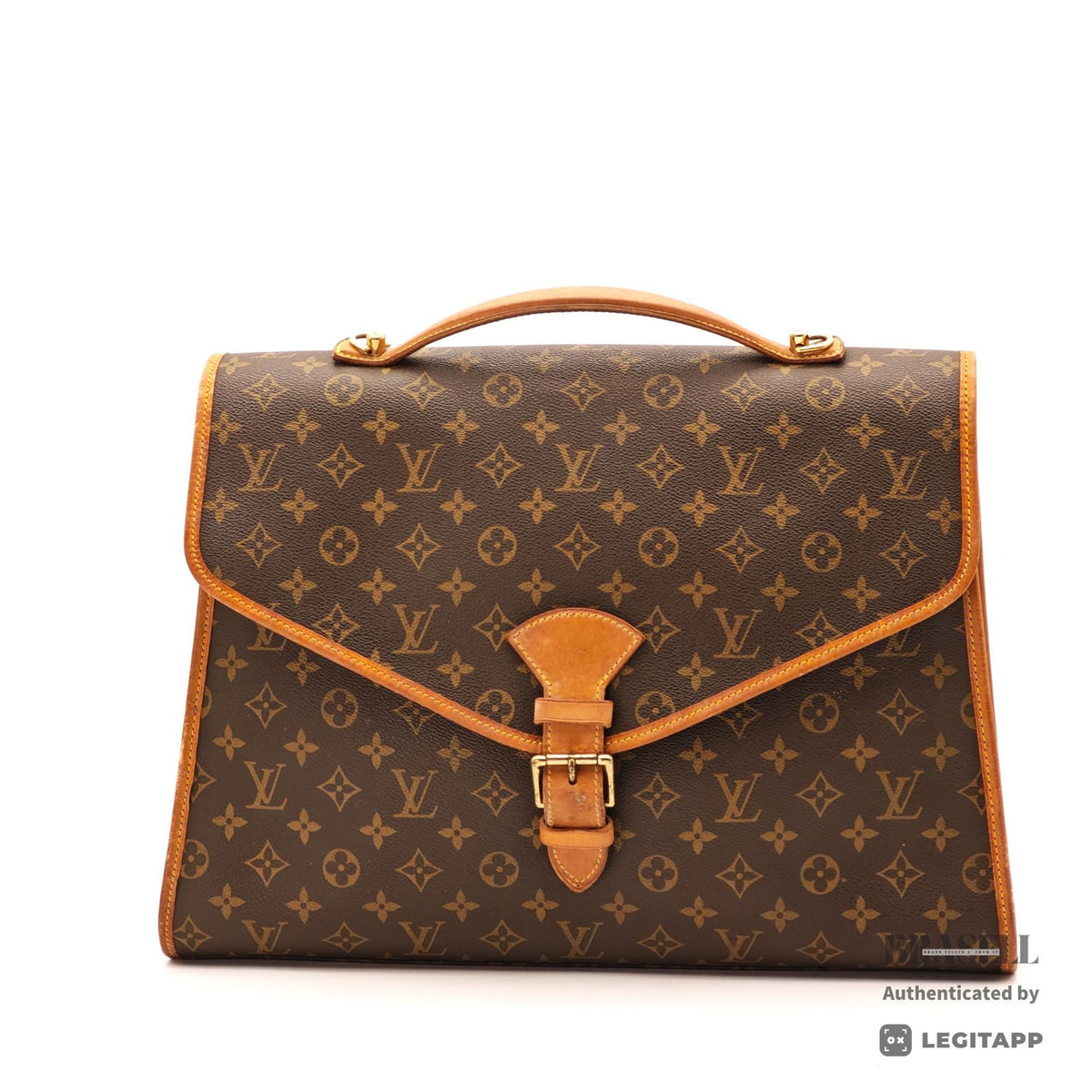 LOUIS VUITTON Monogram Beverly M51121 Handbag Brown Unisex【ImportFeeFREE】