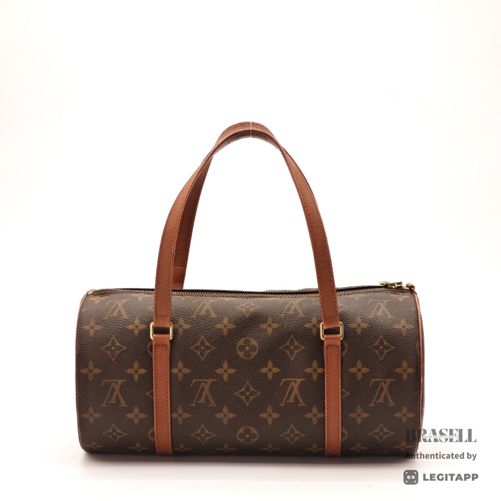 LOUIS VUITTON Monogram Papillon 30 M51385 Shoulder Bag Brown【ImportFeeFREE】