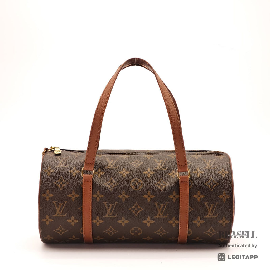 LOUIS VUITTON Monogram Papillon 30 M51385 Shoulder Bag Brown【ImportFeeFREE】