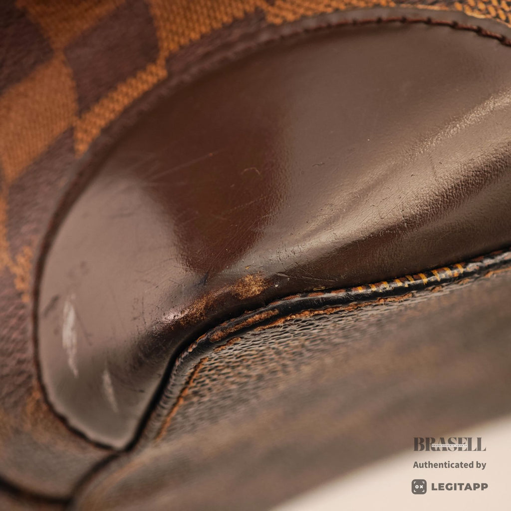 LOUIS VUITTON Damier Ebene Hampstead MM N51204 Tote Bag Brown【ImportFeeFREE】