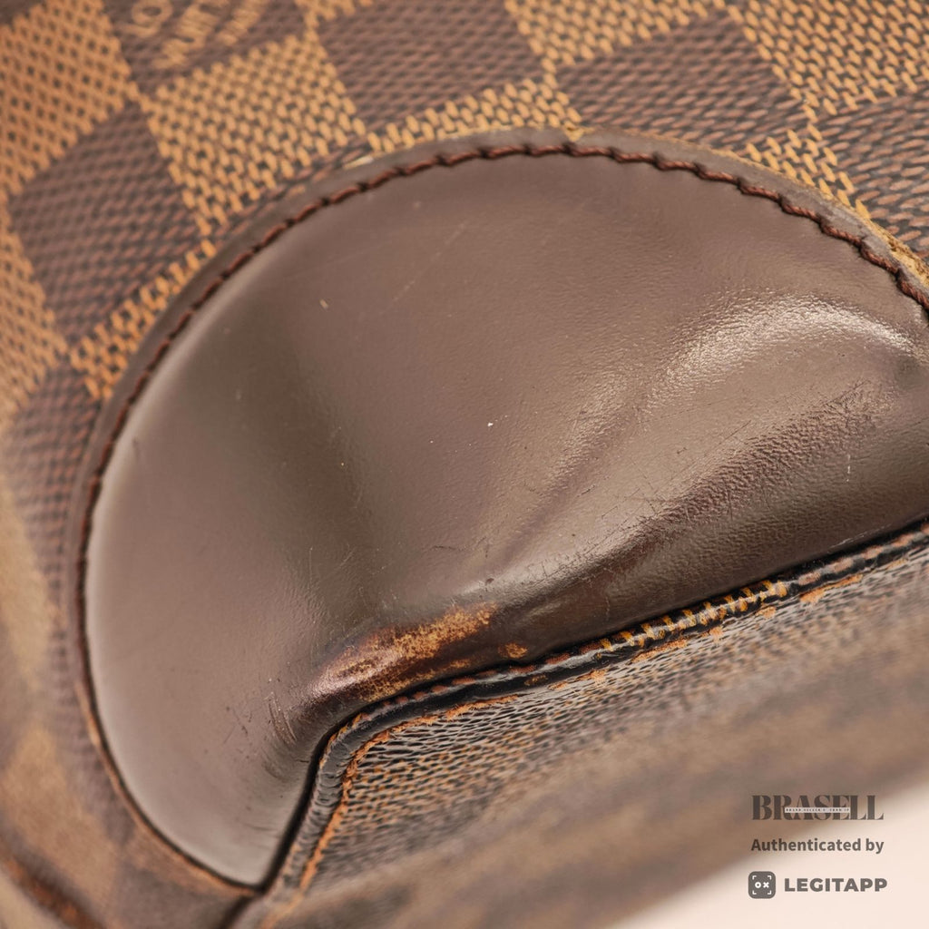 LOUIS VUITTON Damier Ebene Hampstead MM N51204 Tote Bag Brown【ImportFeeFREE】