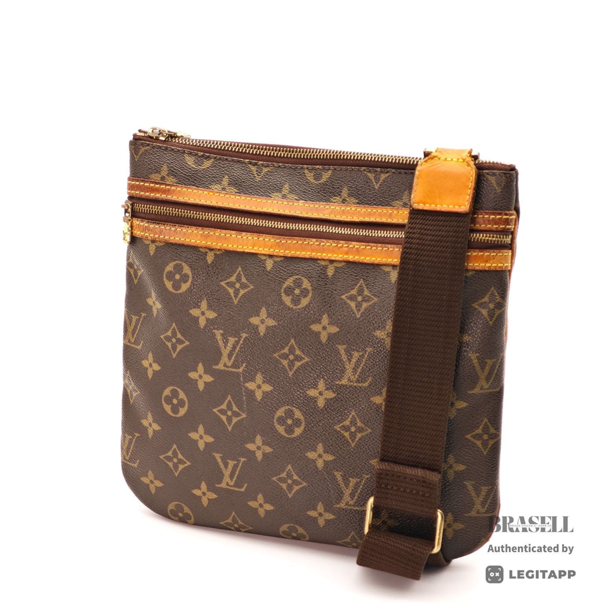 LOUIS VUITTON Pochette Bosphore M40044 Shoulder Bag Monogram 【ImportFeeFREE】