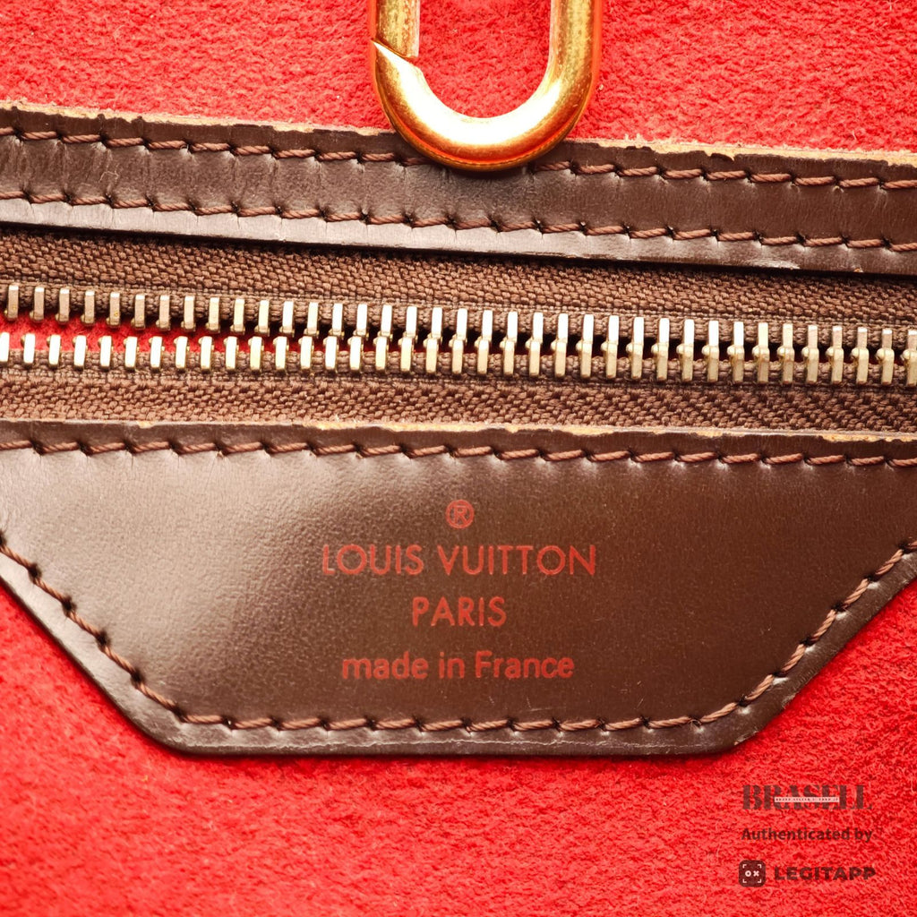 LOUIS VUITTON Damier Ebene Hampstead MM N51204 Tote Bag Brown【ImportFeeFREE】