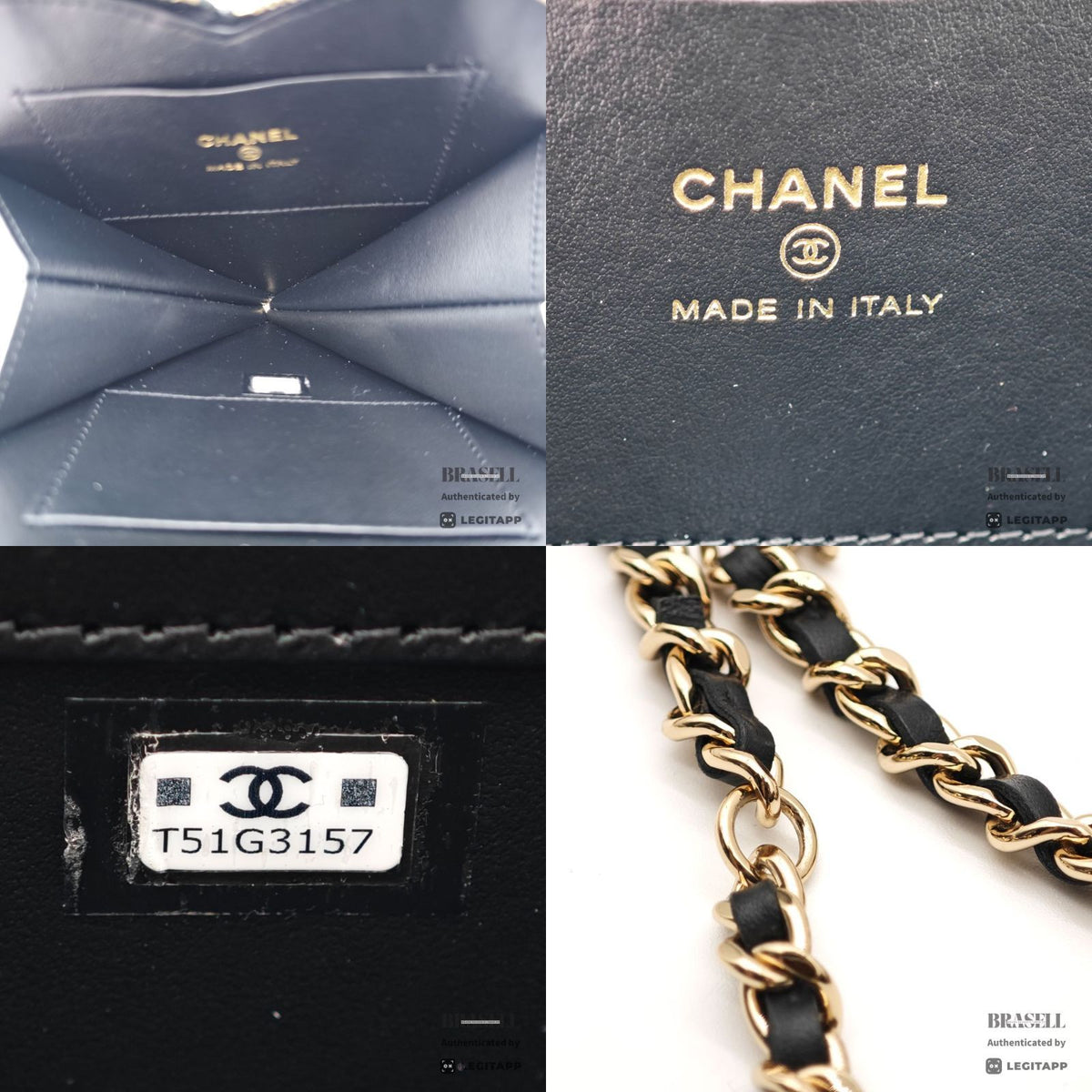 CHANEL Patent Leather Heart Pouch Mini Bag Black White Unisex【ImportFeeFREE】