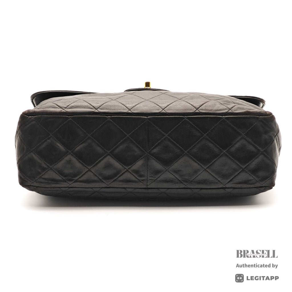 CHANEL Matelasse30 Single Flap Chain Shoulder Bag Black Women 【ImportFeeFREE】