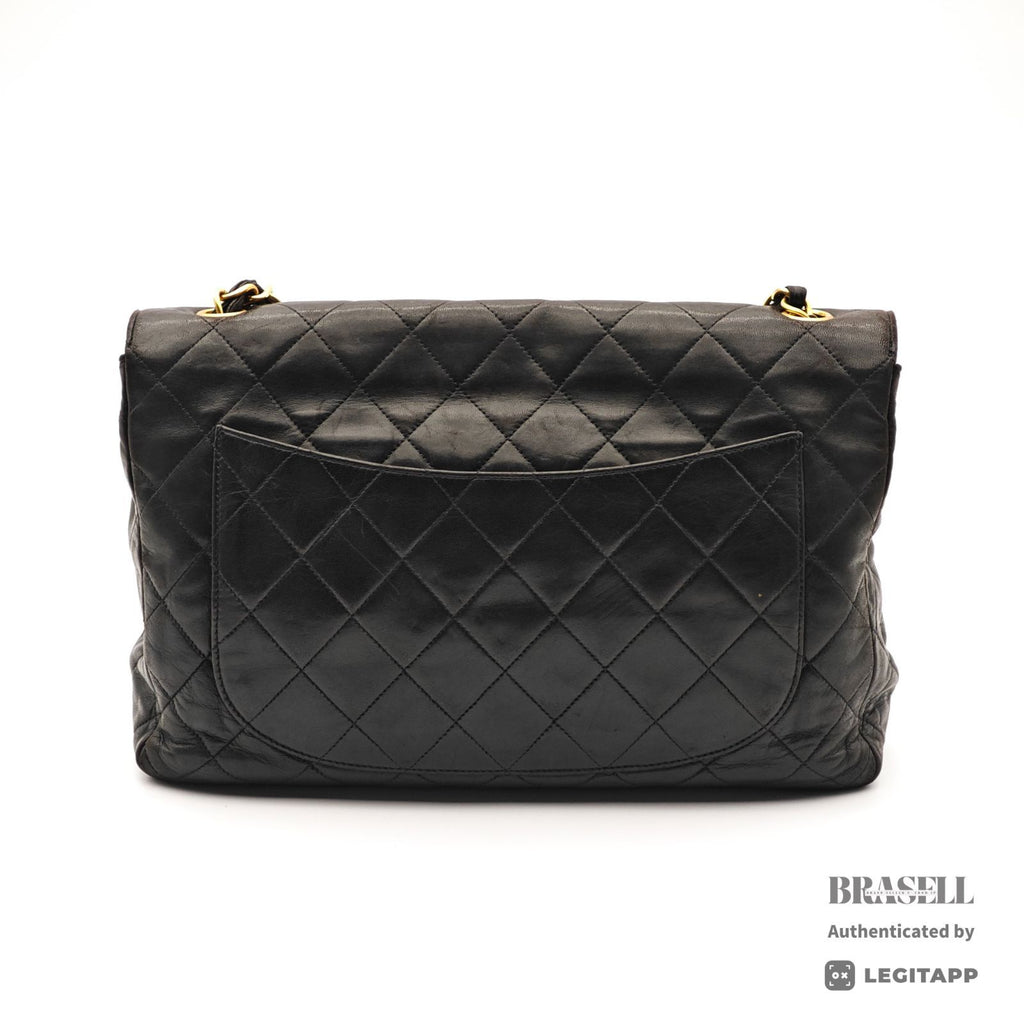 CHANEL Matelasse30 Single Flap Chain Shoulder Bag Black Women 【ImportFeeFREE】