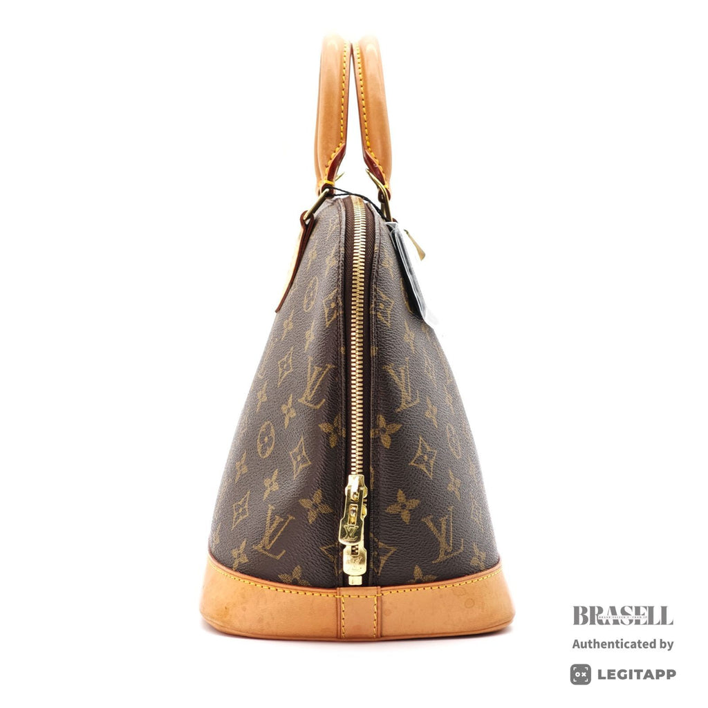 LOUIS VUITTON Alma M51130 Monogram Canvas Brown Hand Bag Golf 【ImportFeeFREE】