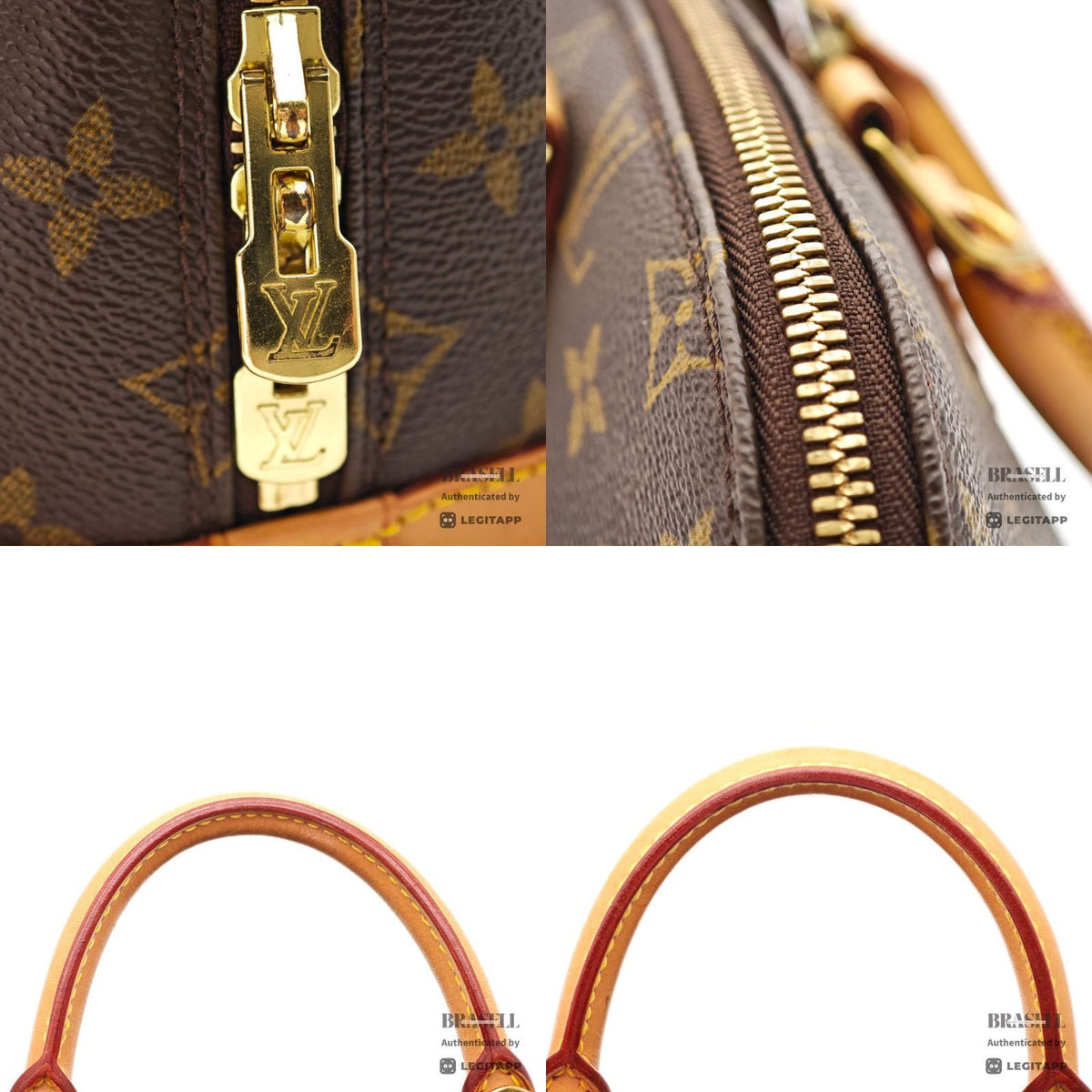 LOUIS VUITTON Alma M51130 Monogram Canvas Brown Hand Bag Golf 【ImportFeeFREE】