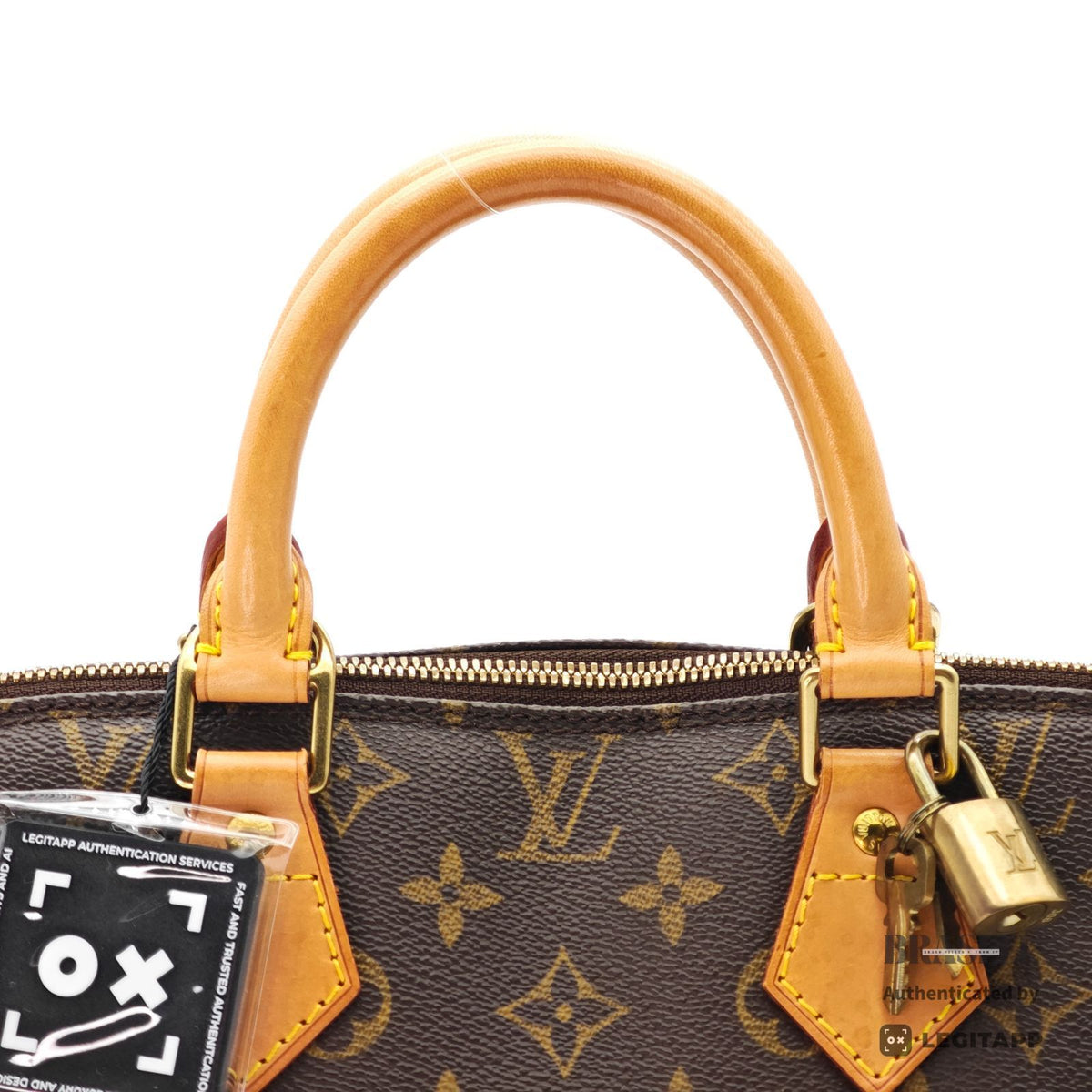 LOUIS VUITTON Alma M51130 Monogram Canvas Brown Hand Bag Golf 【ImportFeeFREE】