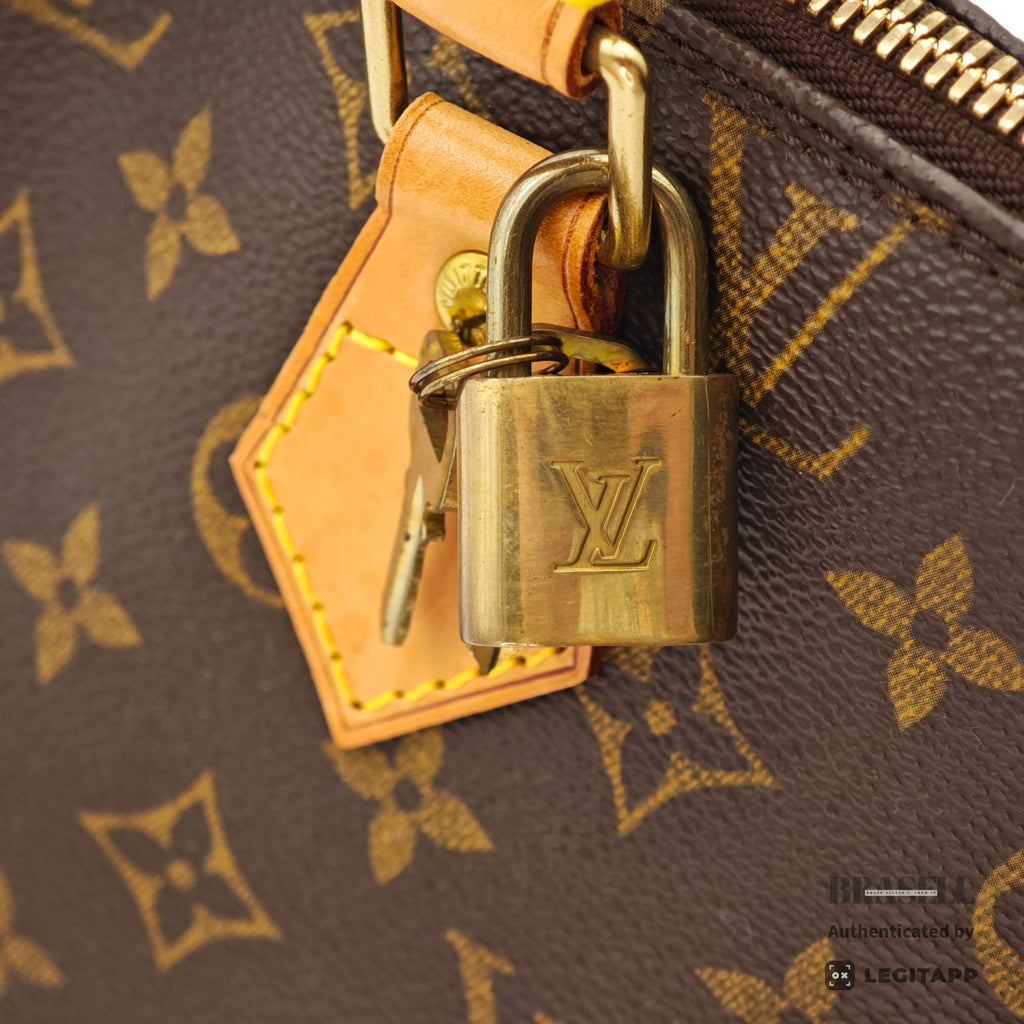 LOUIS VUITTON Alma M51130 Monogram Canvas Brown Hand Bag Golf 【ImportFeeFREE】