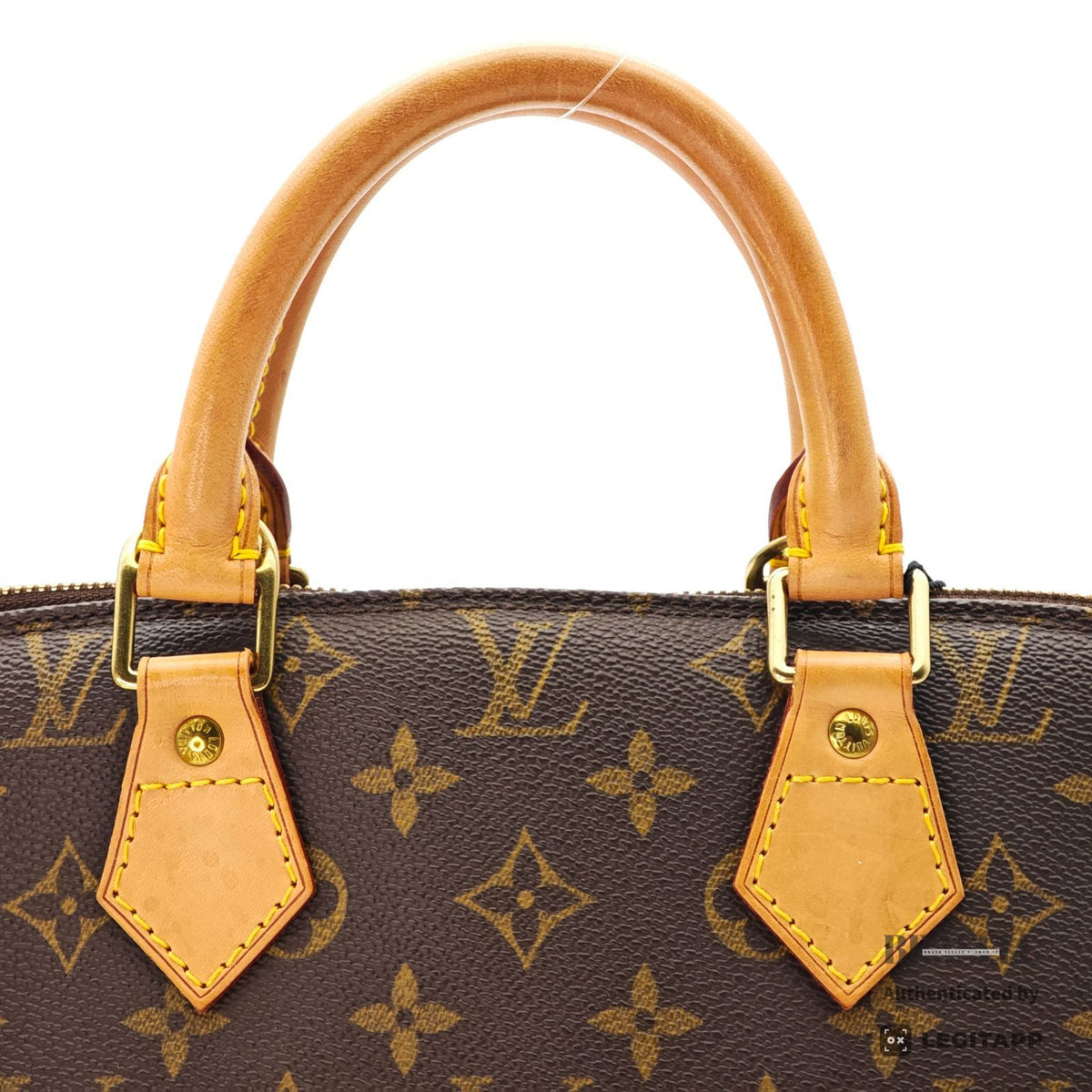 LOUIS VUITTON Alma M51130 Monogram Canvas Brown Hand Bag Golf 【ImportFeeFREE】