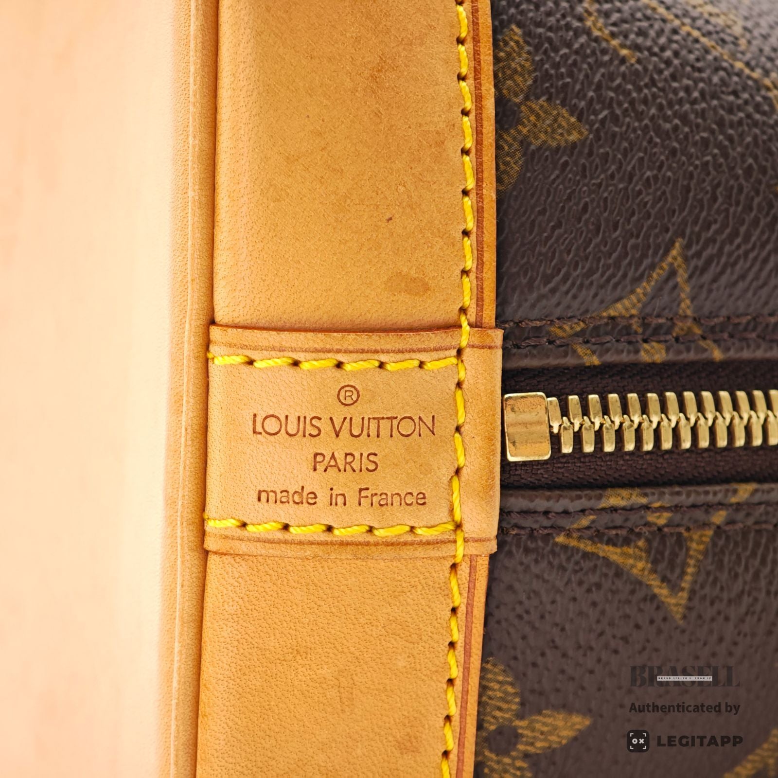 LOUIS VUITTON Alma M51130 Monogram Canvas Brown Hand Bag Golf 【ImportFeeFREE】