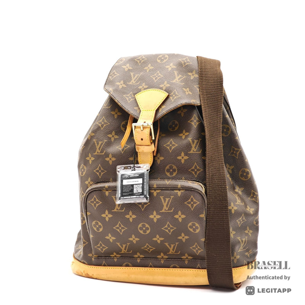 LOUIS VUITTON Montsouris GM M51135 Monogram Canvas Backpack BN 【ImportFeeFREE】