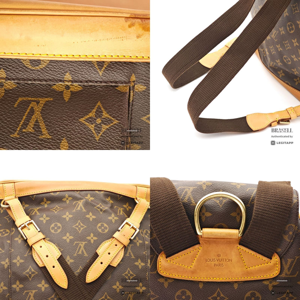 LOUIS VUITTON Montsouris GM M51135 Monogram Canvas Backpack BN 【ImportFeeFREE】