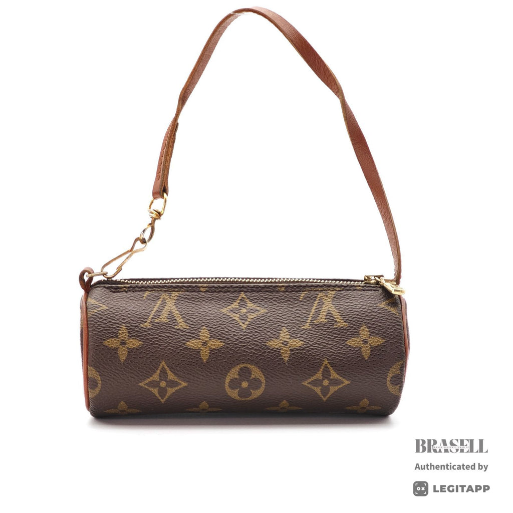 LOUIS VUITTON Monogram Papillon 30 M51385 Hand Bag Brown Poach 【ImportFeeFREE】