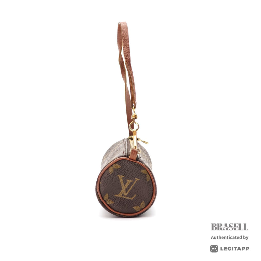 LOUIS VUITTON Monogram Papillon 30 M51385 Hand Bag Brown Poach 【ImportFeeFREE】
