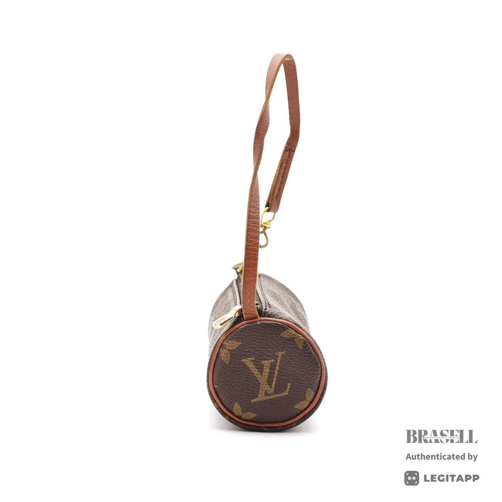 LOUIS VUITTON Monogram Papillon 30 M51385 Hand Bag Brown Poach 【ImportFeeFREE】