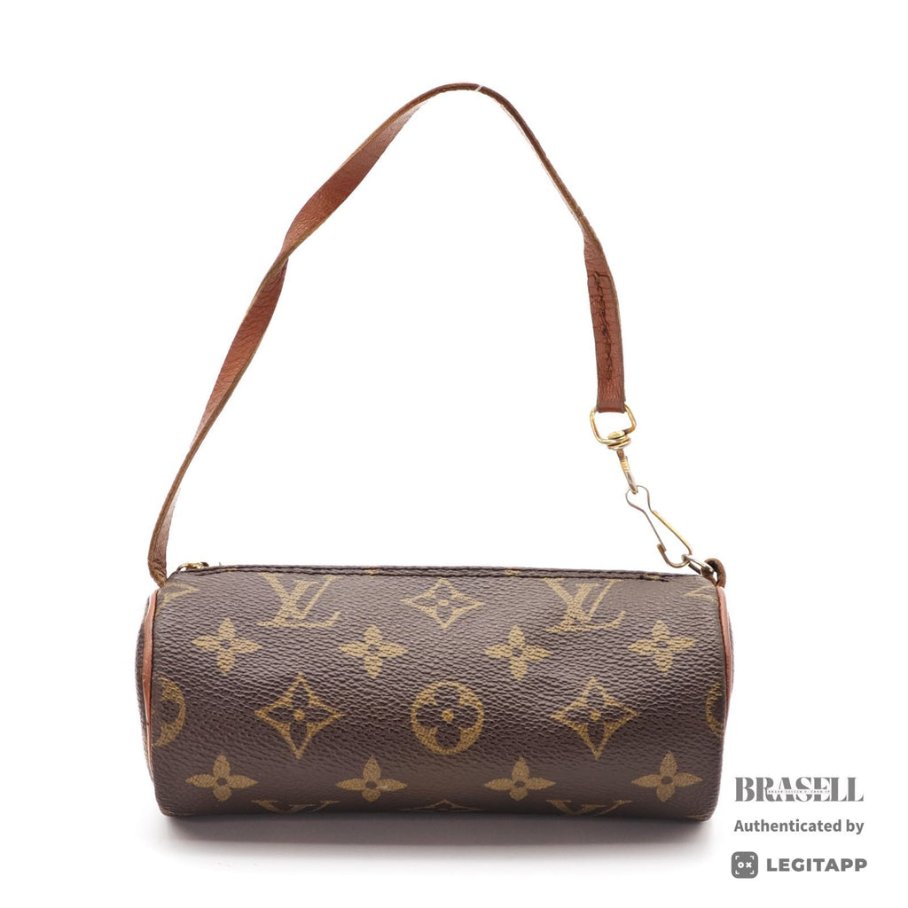 LOUIS VUITTON Monogram Papillon 30 M51385 Hand Bag Brown Poach 【ImportFeeFREE】