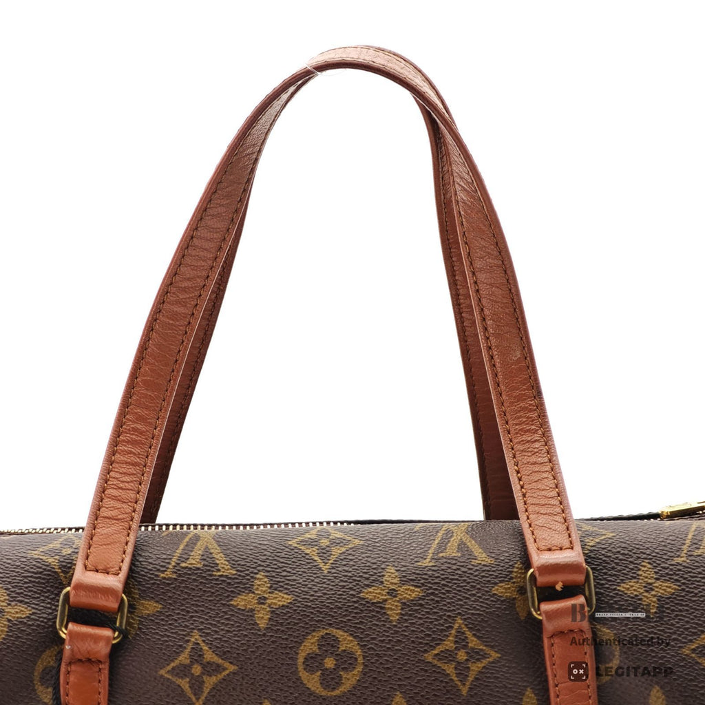 LOUIS VUITTON Monogram Papillon 30 M51385 Hand Bag Brown Poach 【ImportFeeFREE】