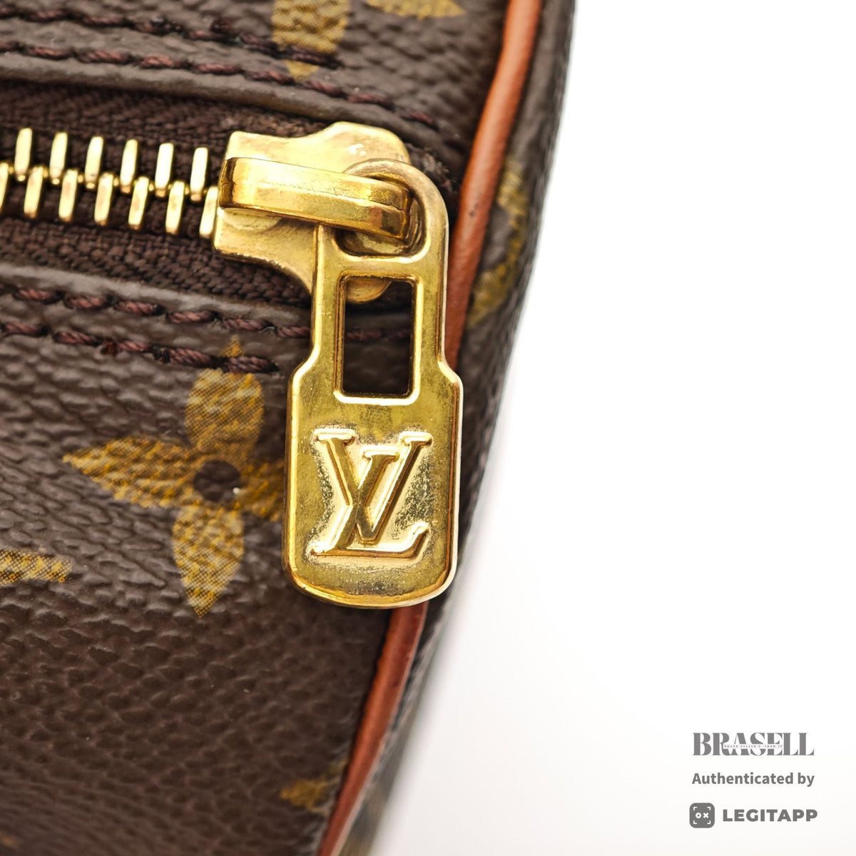 LOUIS VUITTON Monogram Papillon 30 M51385 Hand Bag Brown Poach 【ImportFeeFREE】
