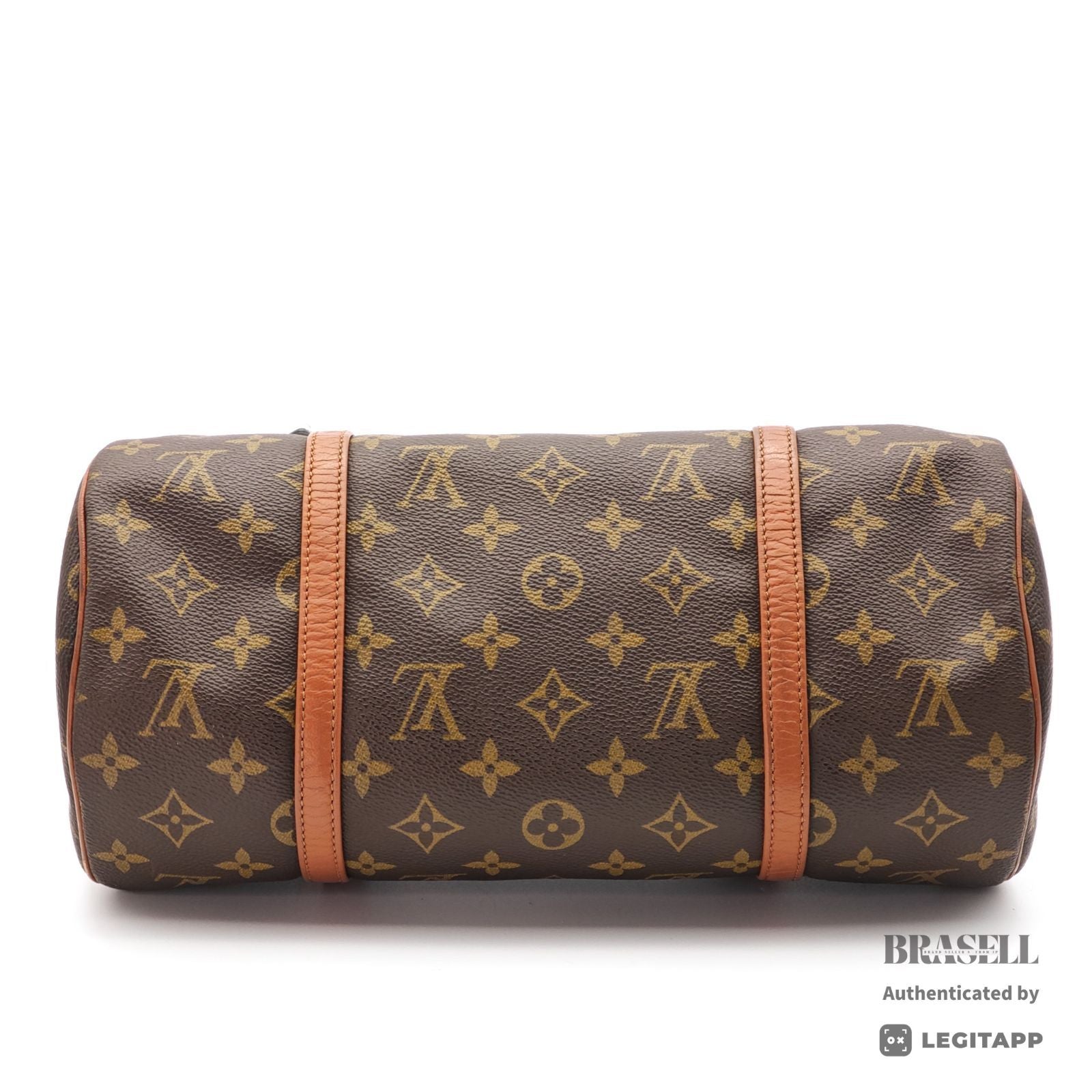 LOUIS VUITTON Monogram Papillon 30 M51385 Hand Bag Brown Poach 【ImportFeeFREE】