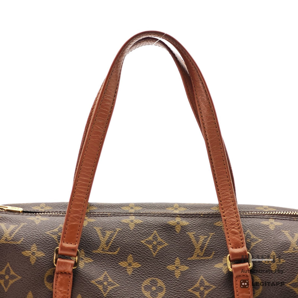 LOUIS VUITTON Monogram Papillon 30 M51385 Hand Bag Brown Poach 【ImportFeeFREE】