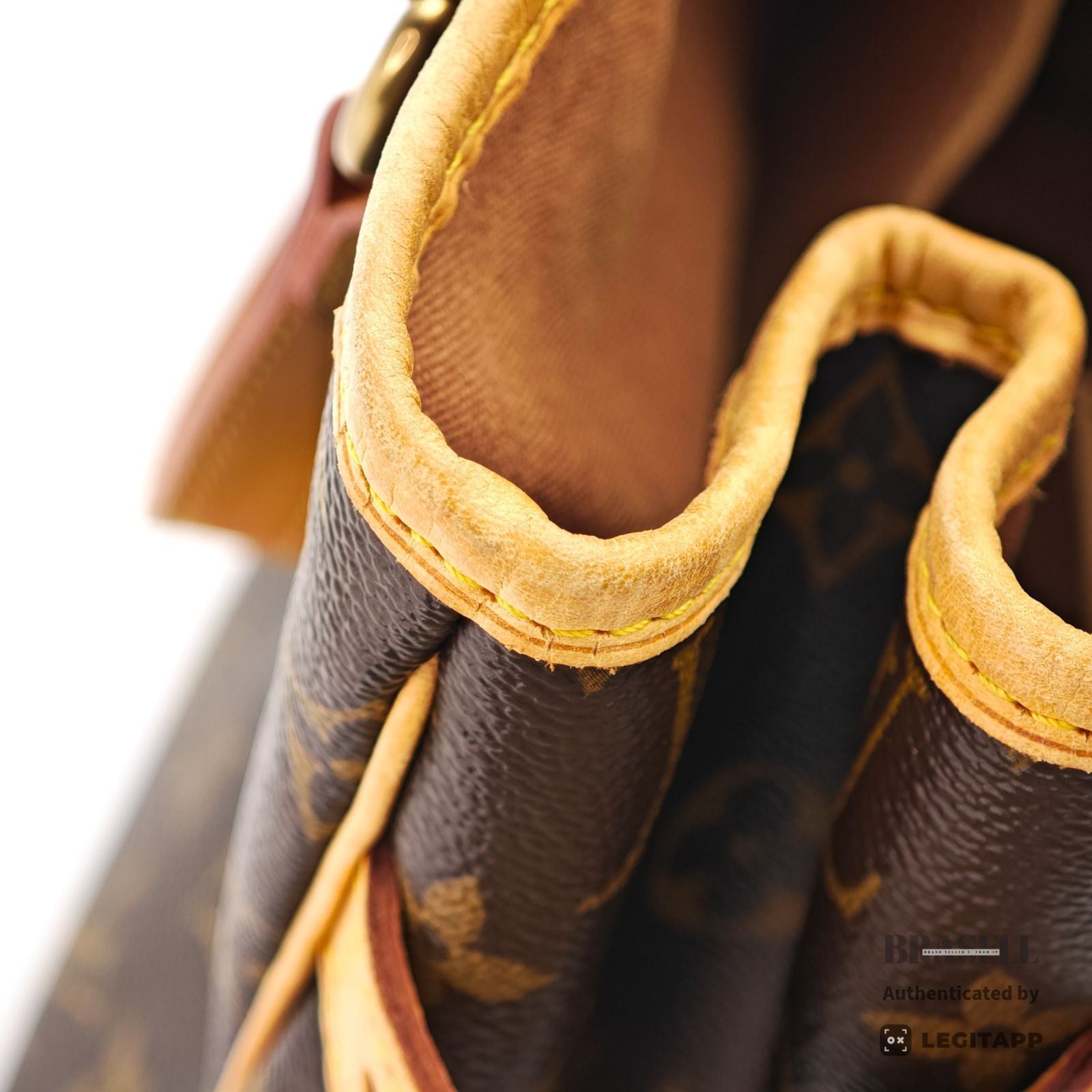 LOUIS VUITTON Batignolles Monogram Canvas Hand Bag M51156 Brown【ImportFeeFREE】