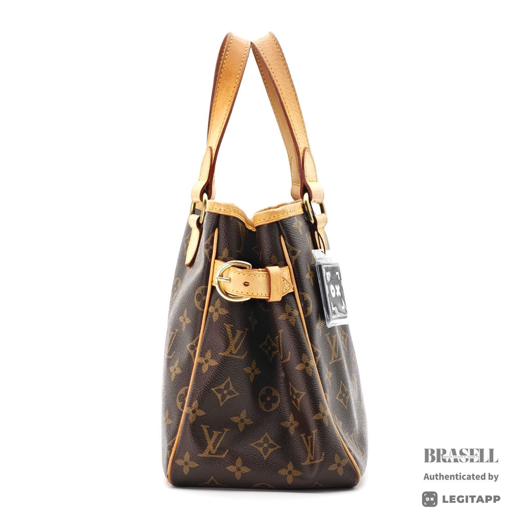 LOUIS VUITTON Batignolles Monogram Canvas Hand Bag M51156 Brown【ImportFeeFREE】