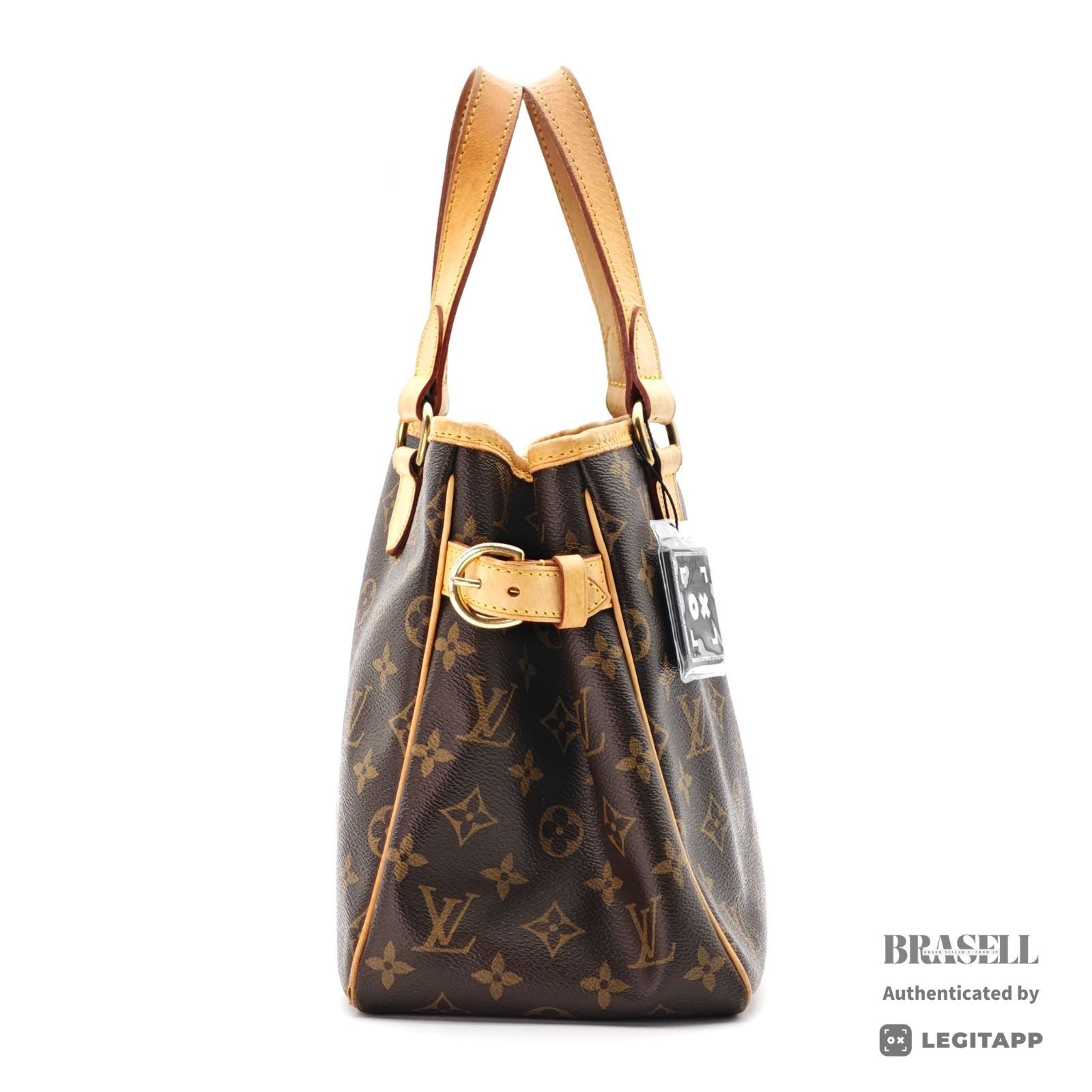 LOUIS VUITTON Batignolles Monogram Canvas Hand Bag M51156 Brown【ImportFeeFREE】