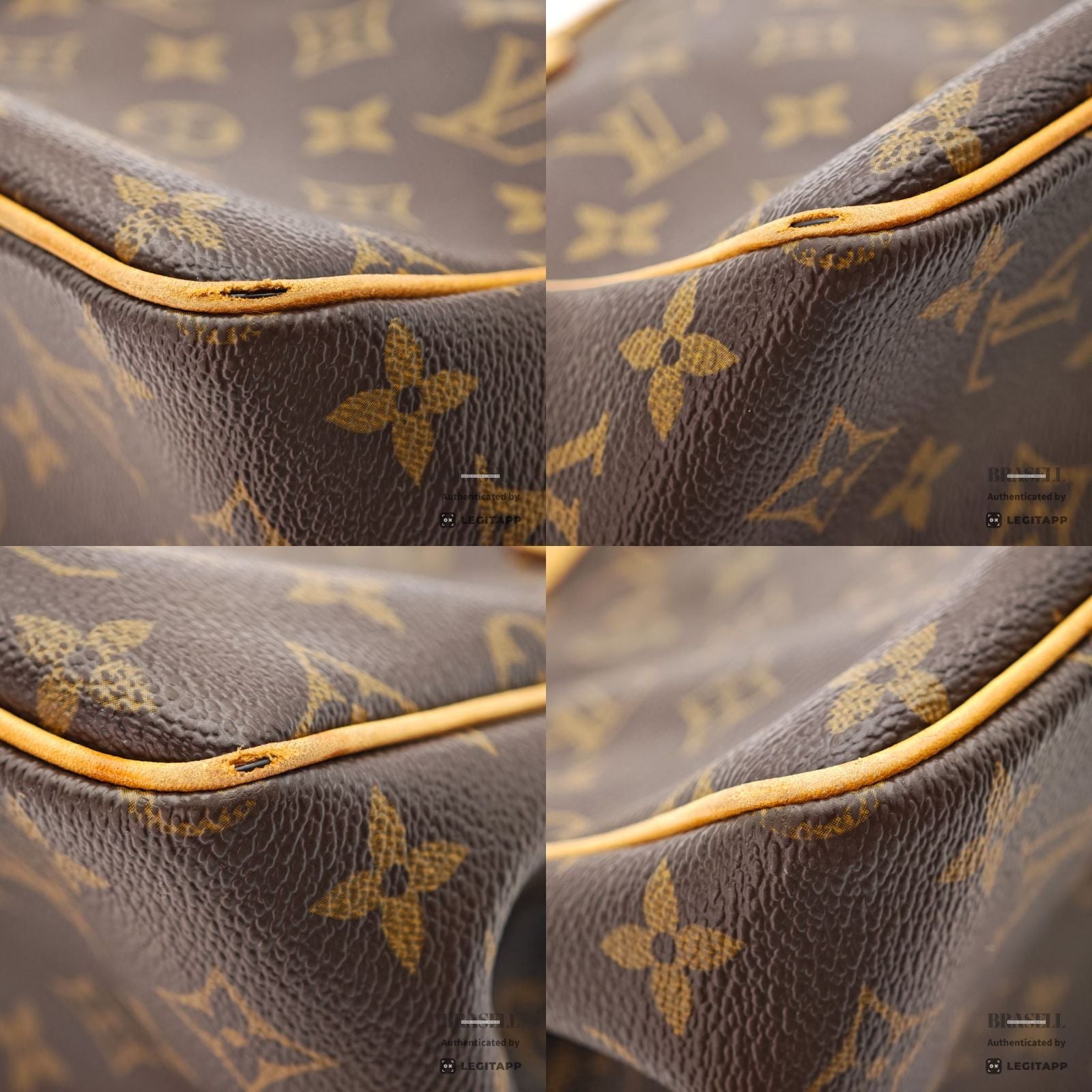 LOUIS VUITTON Batignolles Monogram Canvas Hand Bag M51156 Brown【ImportFeeFREE】