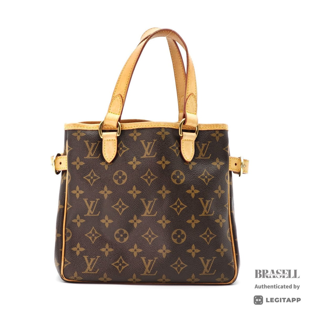 LOUIS VUITTON Batignolles Monogram Canvas Hand Bag M51156 Brown【ImportFeeFREE】