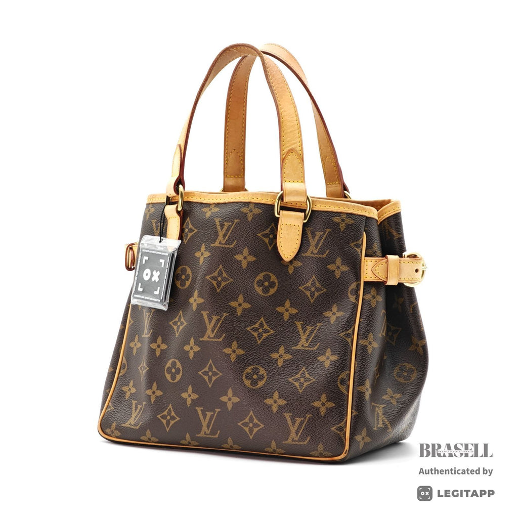 LOUIS VUITTON Batignolles Monogram Canvas Hand Bag M51156 Brown【ImportFeeFREE】